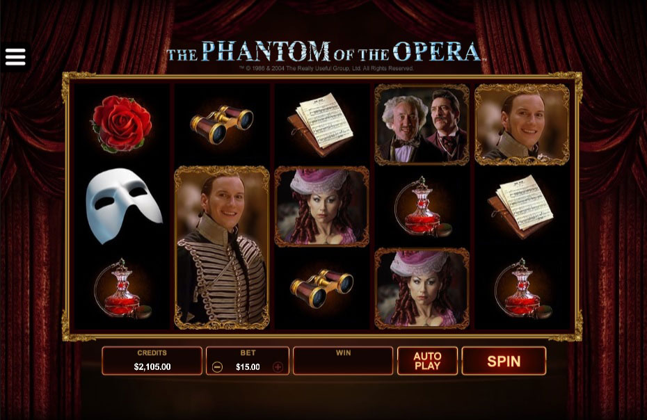 Phantom of the opera gokkast